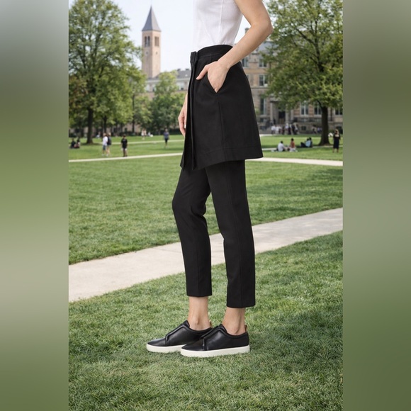 DKNY PURE WOOL-BLEND SKIRT PANT - Picture 3 of 5